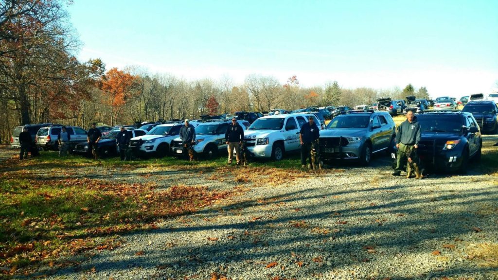 K-9 Units Practice at Novak Auto Parts